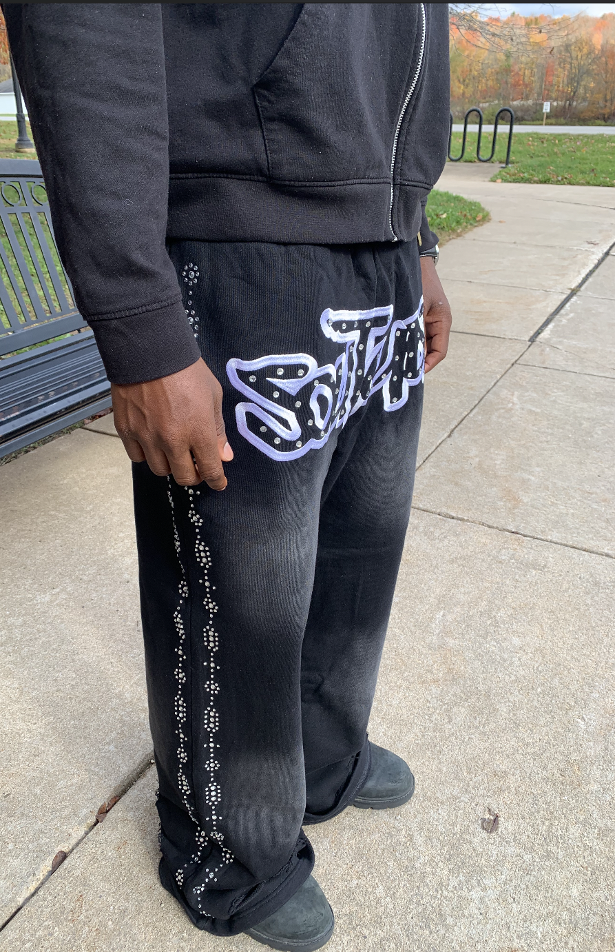 Rhinestone Sweatpants